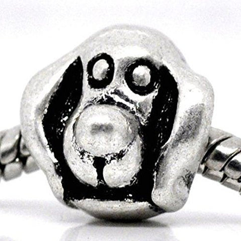 Dog Charm Bead for European Snake Chain Charm Bracelet - Sexy Sparkles Fashion Jewelry - 1