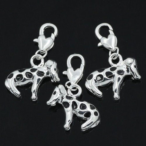 Dog Clip on Pendant for European Charm Jewelry w/ Lobster Clasp - Sexy Sparkles Fashion Jewelry - 4