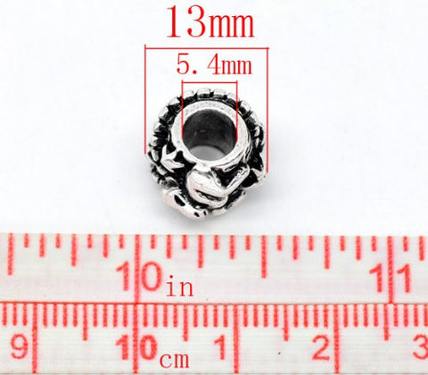 Goat Charmspacer European Bead Compatible for Most European Snake Chain Bracelet - Sexy Sparkles Fashion Jewelry - 3