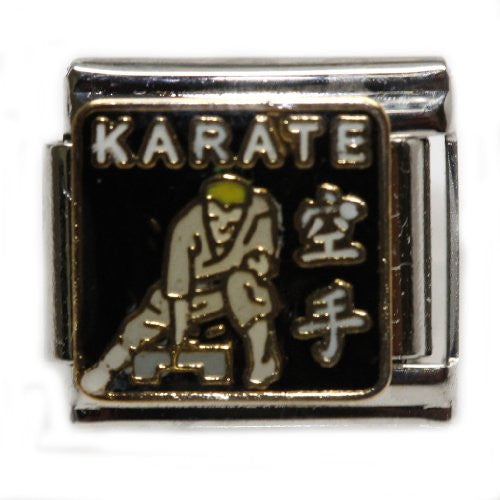 Karate Italian Link Bracelet Charm - Sexy Sparkles Fashion Jewelry - 1