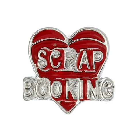 Scrap Booking Floating Charm For Glass Living Memory Lockets - Sexy Sparkles Fashion Jewelry - 1
