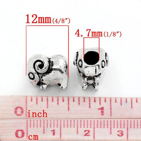 Sheep Spacer European Bead Compatible for Most European Snake Chain Bracelet - Sexy Sparkles Fashion Jewelry - 2