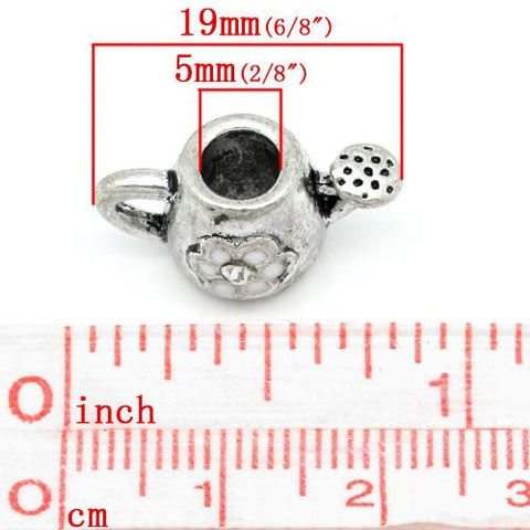 Watering Can for Snake Chain Charm Bracelet White - Sexy Sparkles Fashion Jewelry - 2