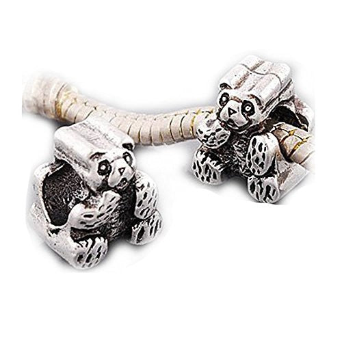 Teddy Bear Charm European Bead Compatible for Most European Snake Chain Bracelet - Sexy Sparkles Fashion Jewelry