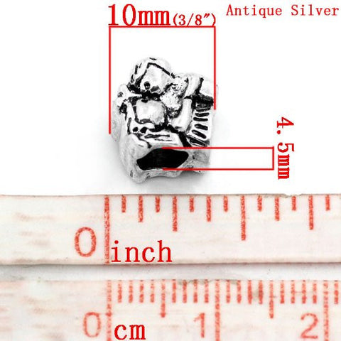 Couple in Love Kissing European Bead Compatible for Most European Snake Chain Bracelet - Sexy Sparkles Fashion Jewelry - 3