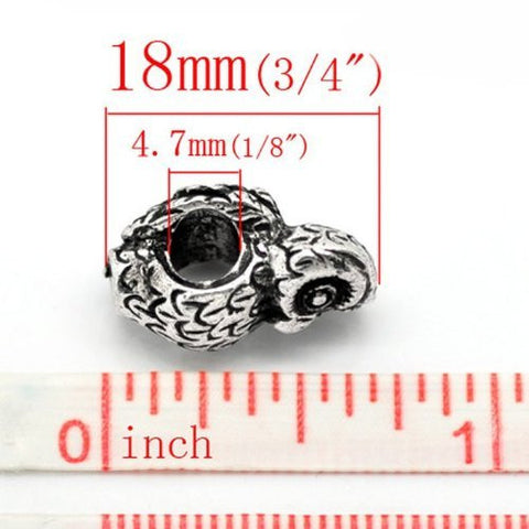 Owl Charm Bead For European Snake Chain Charm Bracelet - Sexy Sparkles Fashion Jewelry - 3