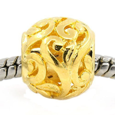 S Design Bead Spacer for Snake Chain Charm Bracelet - Sexy Sparkles Fashion Jewelry - 4