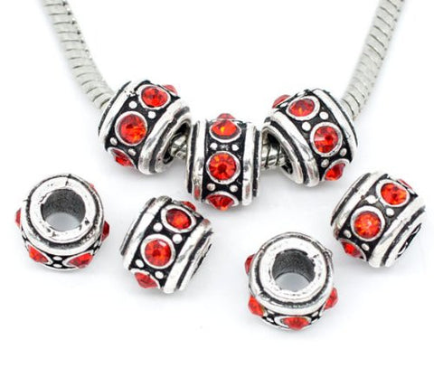 July Birthday  Bead Charm Spacer For Snake Chain Charm Bracelet - Sexy Sparkles Fashion Jewelry - 2
