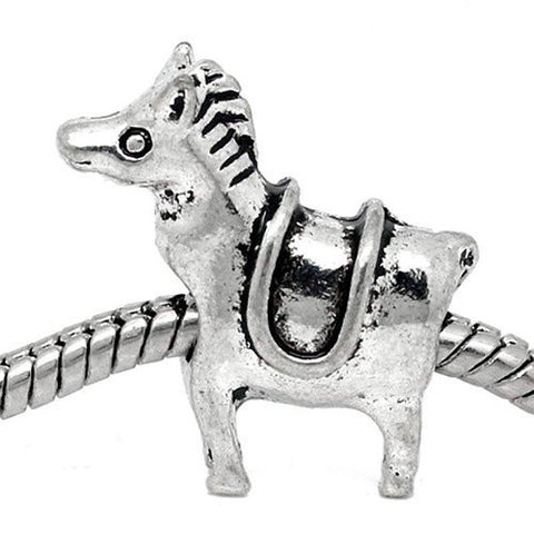 Horse Spacer European Bead Compatible for Most European Snake Chain Bracelet - Sexy Sparkles Fashion Jewelry - 4