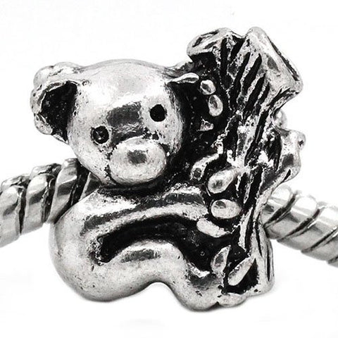 Koala Hugging Tree European Bead Compatible for Most European Snake Chain Bracelet - Sexy Sparkles Fashion Jewelry - 4