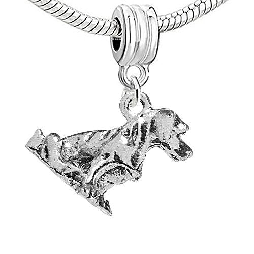Dog Charm Bead for European Snake Chain Charm Bracelet - Sexy Sparkles Fashion Jewelry