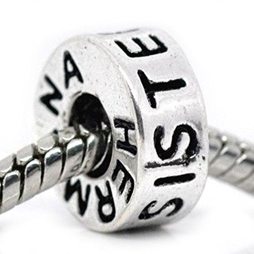 Family Charms to Choose for Snake Chain Charm Bracelet (Sister)