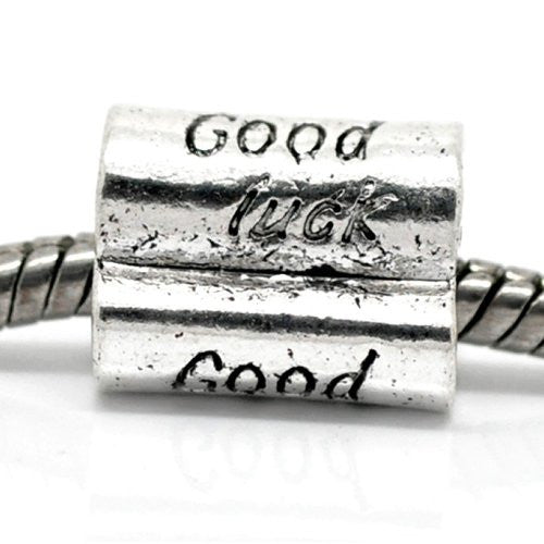 Good Luck Bead Charm Spacer For Snake Chain Charm Bracelet - Sexy Sparkles Fashion Jewelry - 1