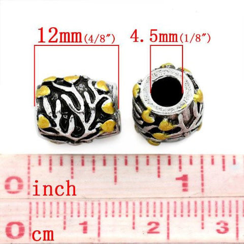 Heart Family Tree of Life Love European Bead Compatible for Most European Snake Chain Bracelet - Sexy Sparkles Fashion Jewelry - 2