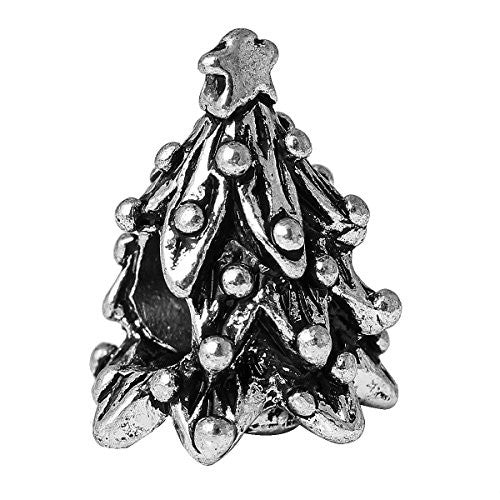 Christmas Tree Charm Bead for European Snake Chain Charm Bracelet