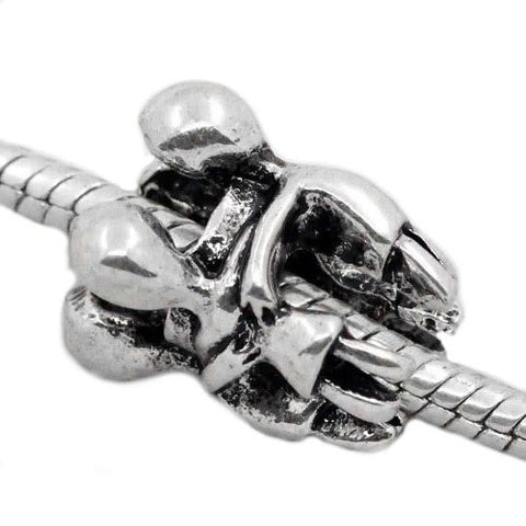 Family Charm Mom,dad and Kids Hugging European Bead Compatible for Most European Snake Chain Bracelet - Sexy Sparkles Fashion Jewelry - 2
