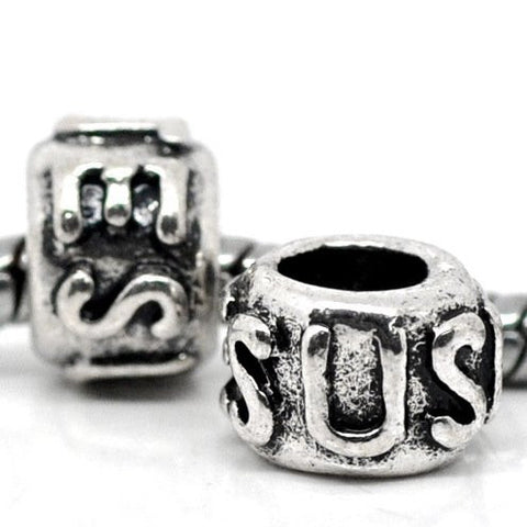 Jesus Bead European Bead Compatible for Most European Snake Chain Charm Bracelet - Sexy Sparkles Fashion Jewelry - 2