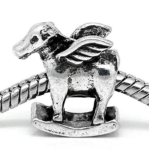 Pegasus Horse with Wings European Bead Compatible for Most European Snake Chain Bracelet - Sexy Sparkles Fashion Jewelry - 1