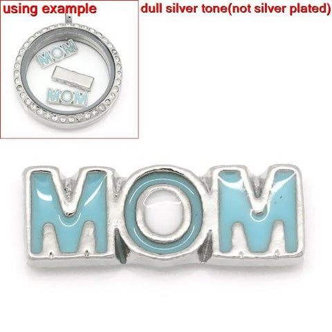 Mom- Floating Charms For Glass Living Memory Lockets - Sexy Sparkles Fashion Jewelry - 2