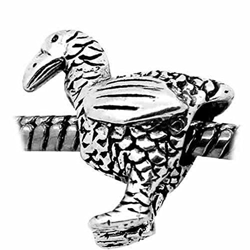 Thanksgiving Baby Turkey Bird Charm European Bead Compatible for Most European Snake Chain Bracelet - Sexy Sparkles Fashion Jewelry - 1