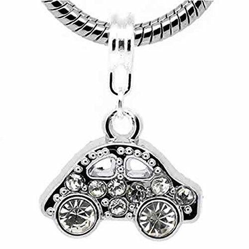 Car Charm Dangle Bead Spacer for Snake Chain Charm Bracelet - Sexy Sparkles Fashion Jewelry - 1