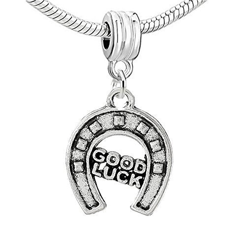 Good Luck Horseshoe Bead Compatible for Most European Snake Chain Bracelet - Sexy Sparkles Fashion Jewelry