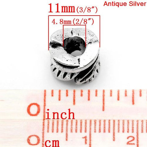 Leaf Design Charm European Bead Compatible for Most European Snake Chain Bracelet - Sexy Sparkles Fashion Jewelry - 3