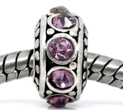 Set of Three (3) Gram Charm Beads for snake Chain charm Bracelet - Sexy Sparkles Fashion Jewelry - 3