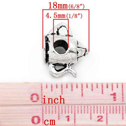 Teapot Spacer European Bead Compatible for Most European Snake Chain Bracelet - Sexy Sparkles Fashion Jewelry - 2