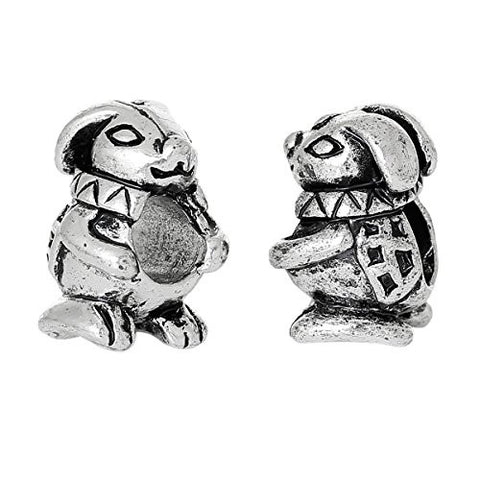 Easter Bunny/Rabbit Bead Compatible for Most European Snake Chain Bracelet - Sexy Sparkles Fashion Jewelry - 2