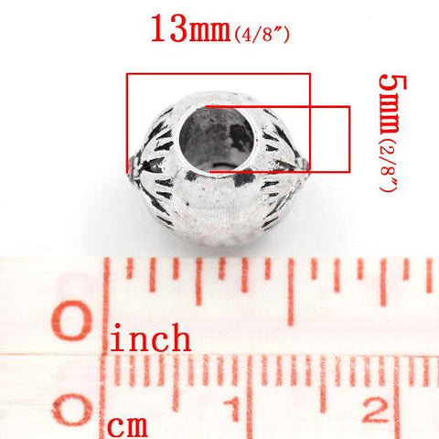 Flower Pattern Bead Spacer for Snake Chain Bracelets (Amethyst) - Sexy Sparkles Fashion Jewelry - 2