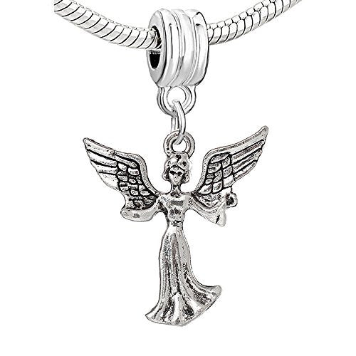 Heaven Guardian Angel Dangle Charm European Bead Compatible for Most European Snake Chain Bracelet - Sexy Sparkles Fashion Jewelry