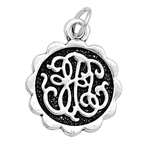 Flower Design Charm Pendant for Necklace - Sexy Sparkles Fashion Jewelry - 1