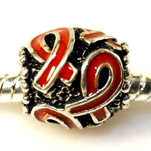 Awareness Ribbon/cancer Survivor Charm (Red) - Sexy Sparkles Fashion Jewelry