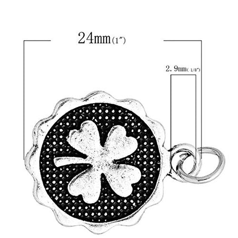 Four Leaf Clover Charm Pendant for Necklace - Sexy Sparkles Fashion Jewelry - 2