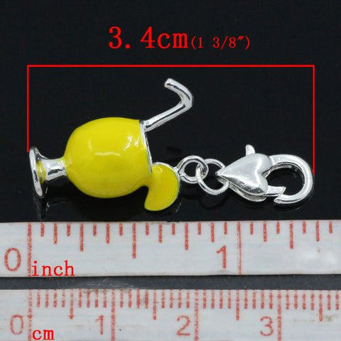 Margarita Cup Clip on Pendant for European Charm Jewelry w/ Lobster Clasp - Sexy Sparkles Fashion Jewelry - 3