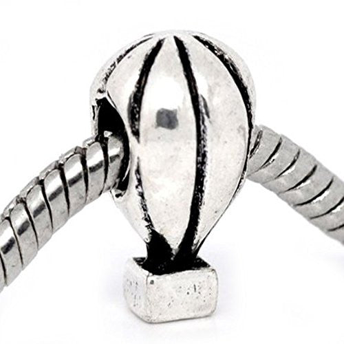 Hot Air Balloon Charm European Bead Compatible for Most European Snake Chain Bracelet
