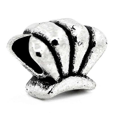 Sea Shell Bead European Bead Compatible for Most European Snake Chain Charm Bracelet - Sexy Sparkles Fashion Jewelry - 1