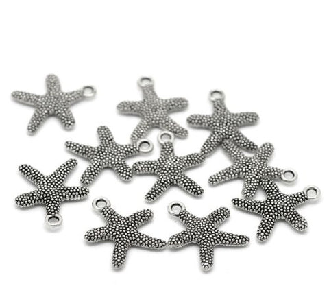 Starfish Bracelet Necklace Charm Pendant - Sexy Sparkles Fashion Jewelry - 2