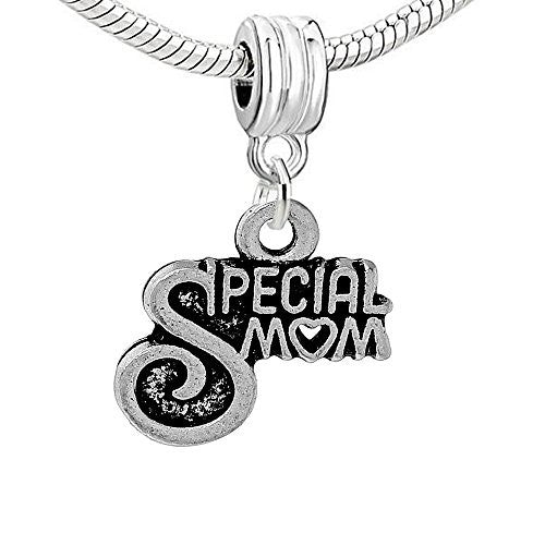 Special Mom Dangle European Bead Compatible for Most European Snake Chain Bracelet - Sexy Sparkles Fashion Jewelry