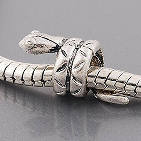 Snake Charm European Bead Compatible for Most European Snake Chain Bracelet - Sexy Sparkles Fashion Jewelry - 2