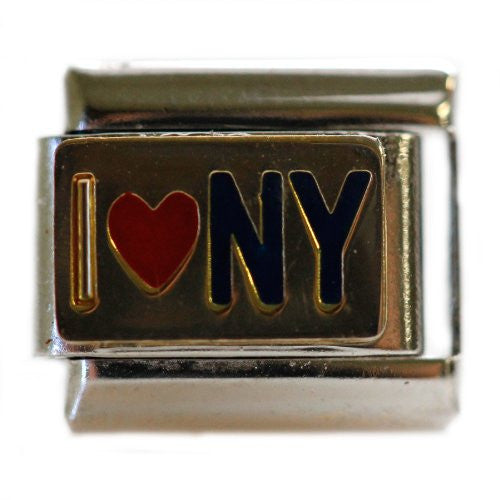 I Love New York Italian Link Bracelet Charm - Sexy Sparkles Fashion Jewelry