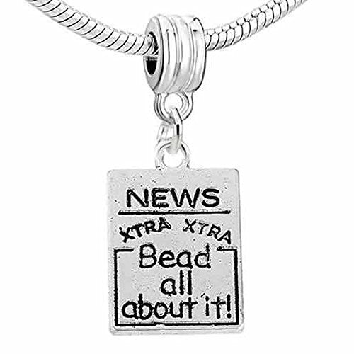 News Xtra Xtra Bead All About It Spacer Charm European Bead Compatible for Most European Snake Chain Bracelet - Sexy Sparkles Fashion Jewelry - 1
