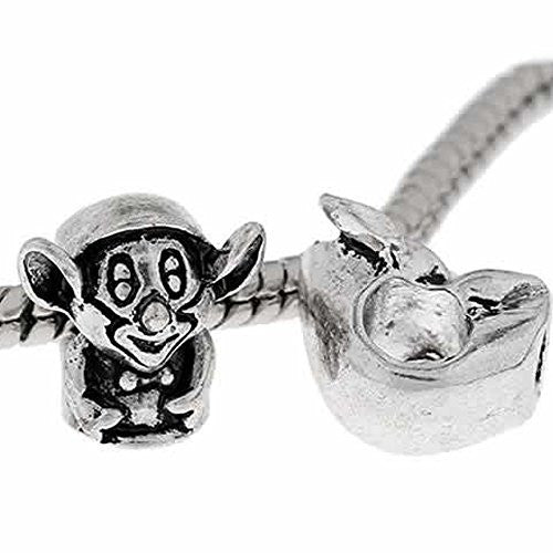 Christmas Elf/dwarf Bead Compatible for Most European Snake Chain BraceletFor Snake Charm Bracelet - Sexy Sparkles Fashion Jewelry - 1
