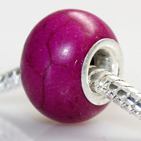 Purple Charm European Bead Compatible for Most European Snake Chain Bracelet - Sexy Sparkles Fashion Jewelry - 2