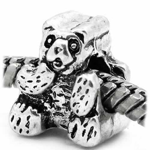 Cute Teddy Bear Charm European Bead Compatible for Most European Snake Chain Bracelet - Sexy Sparkles Fashion Jewelry - 4