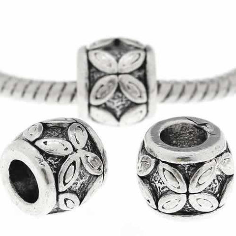 Leaf Design on Charm Bead For Snake Charm Bracelet - Sexy Sparkles Fashion Jewelry - 2