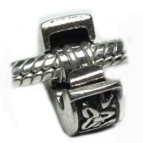 One (1) Clip Lock Bead Knot for snake Chain charm Bracelet - Sexy Sparkles Fashion Jewelry - 1