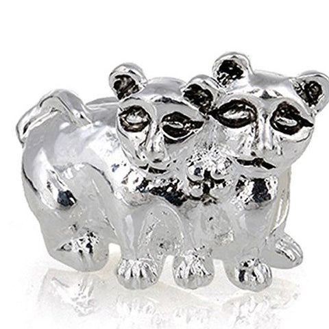 Cats Charm European Bead Compatible for Most European Snake Chain Bracelet - Sexy Sparkles Fashion Jewelry - 1