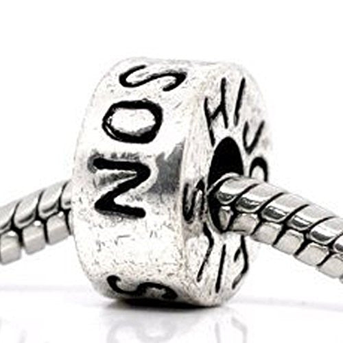 Son Charm European Bead Compatible for Most European Snake Chain Bracelet - Sexy Sparkles Fashion Jewelry - 1